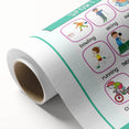 Children's Learning Art Prints - Sports Activity Chart
