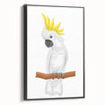Cockatoo Parrot Nursery Wall Art – Baby Room & Kids Decor Print