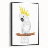 Cockatoo Parrot Nursery Wall Art – Baby Room & Kids Decor Print