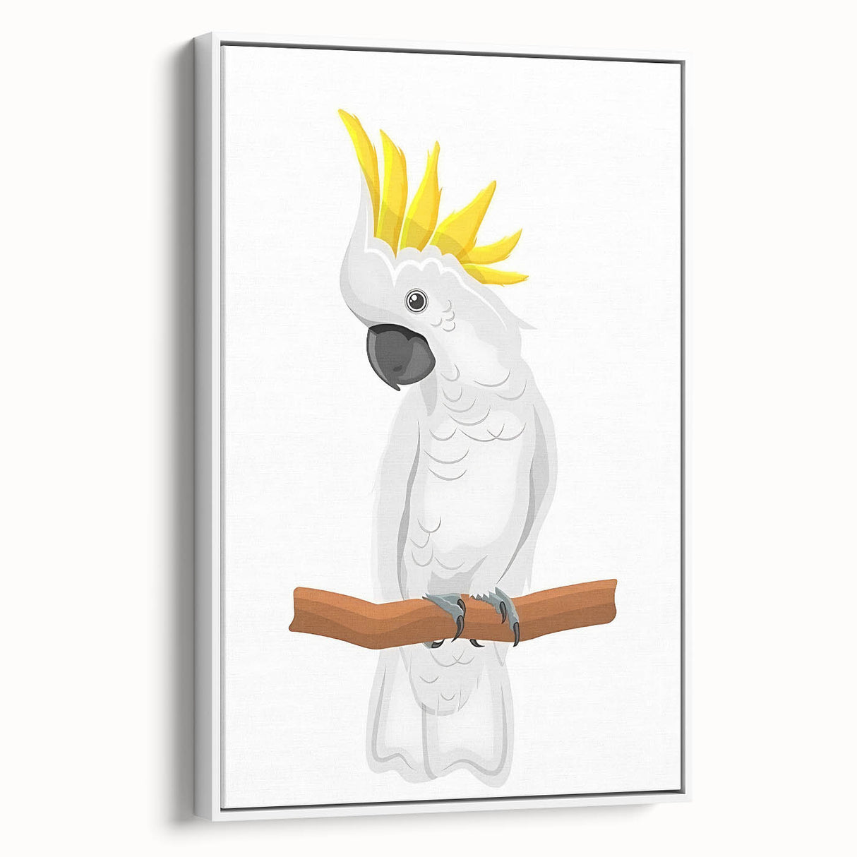 Cockatoo Parrot Nursery Wall Art – Baby Room & Kids Decor Print