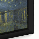 Close-up of a framed canvas featuring a textured, colorful abstract design in vibrant hues, ideal for living room decor.