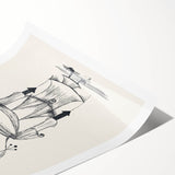 Witch with a Comb Wall Art - Abstract Minimalist Print by Paul Klee