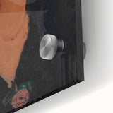 Abstract Modern Portrait - Modigliani Inspired Modern Wall Art Print