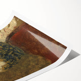 Modern Abstract Portrait - Woman Sitting by the Fireside Wall Art