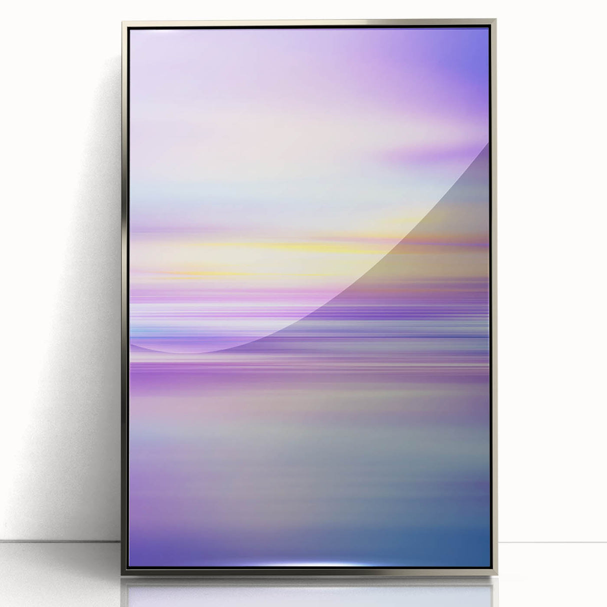 Abstract Purple & Blue Office Wall Art – Modern Office Decor