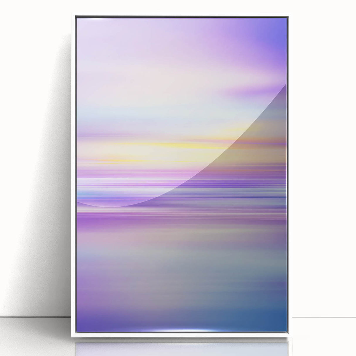 Abstract Purple & Blue Office Wall Art – Modern Office Decor