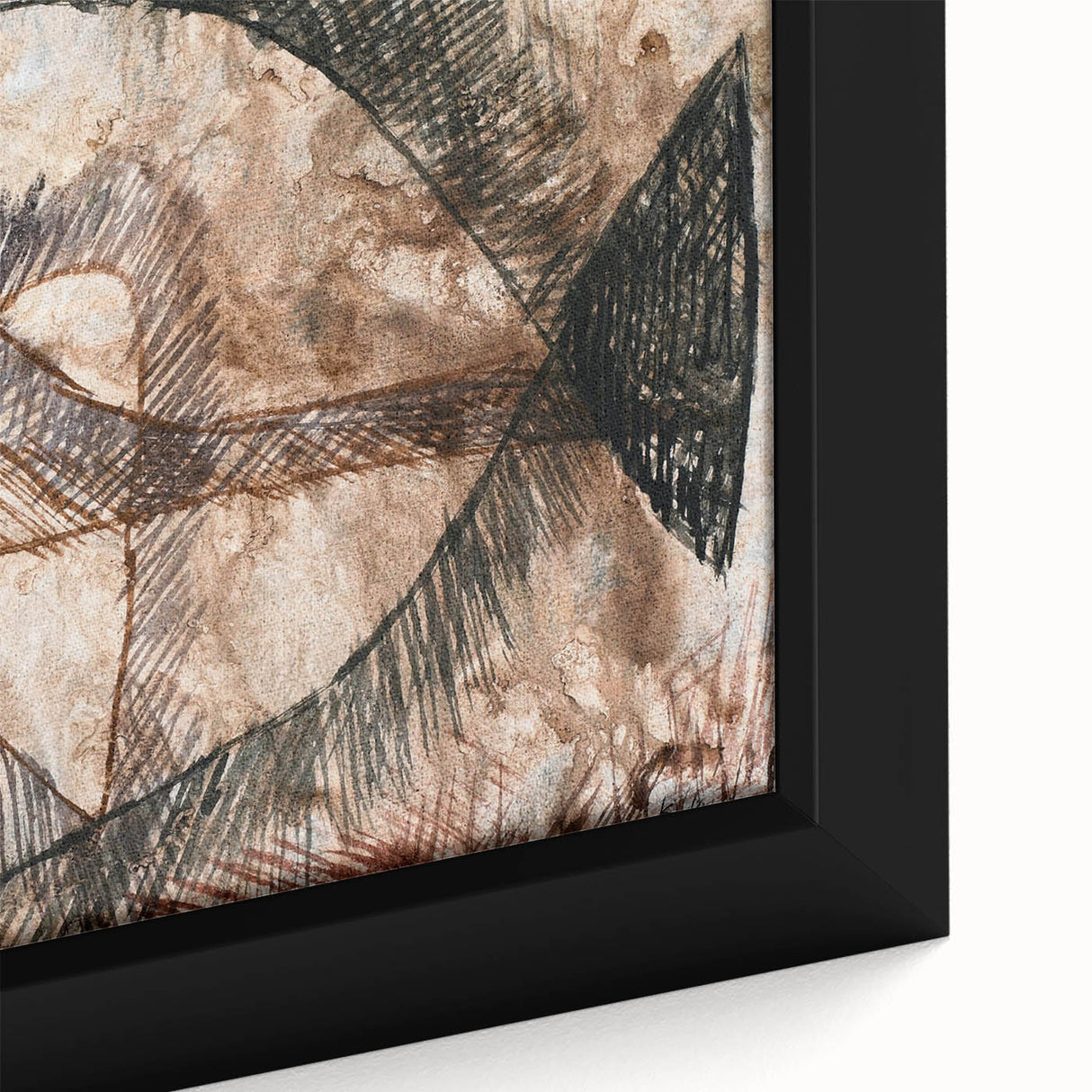 Abstract Fish Modern Wall Art - Contemporary Minimalist Decor Accent