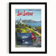 Retro Switzerland Travel Poster – Vintage Lake Geneva Scenic Art