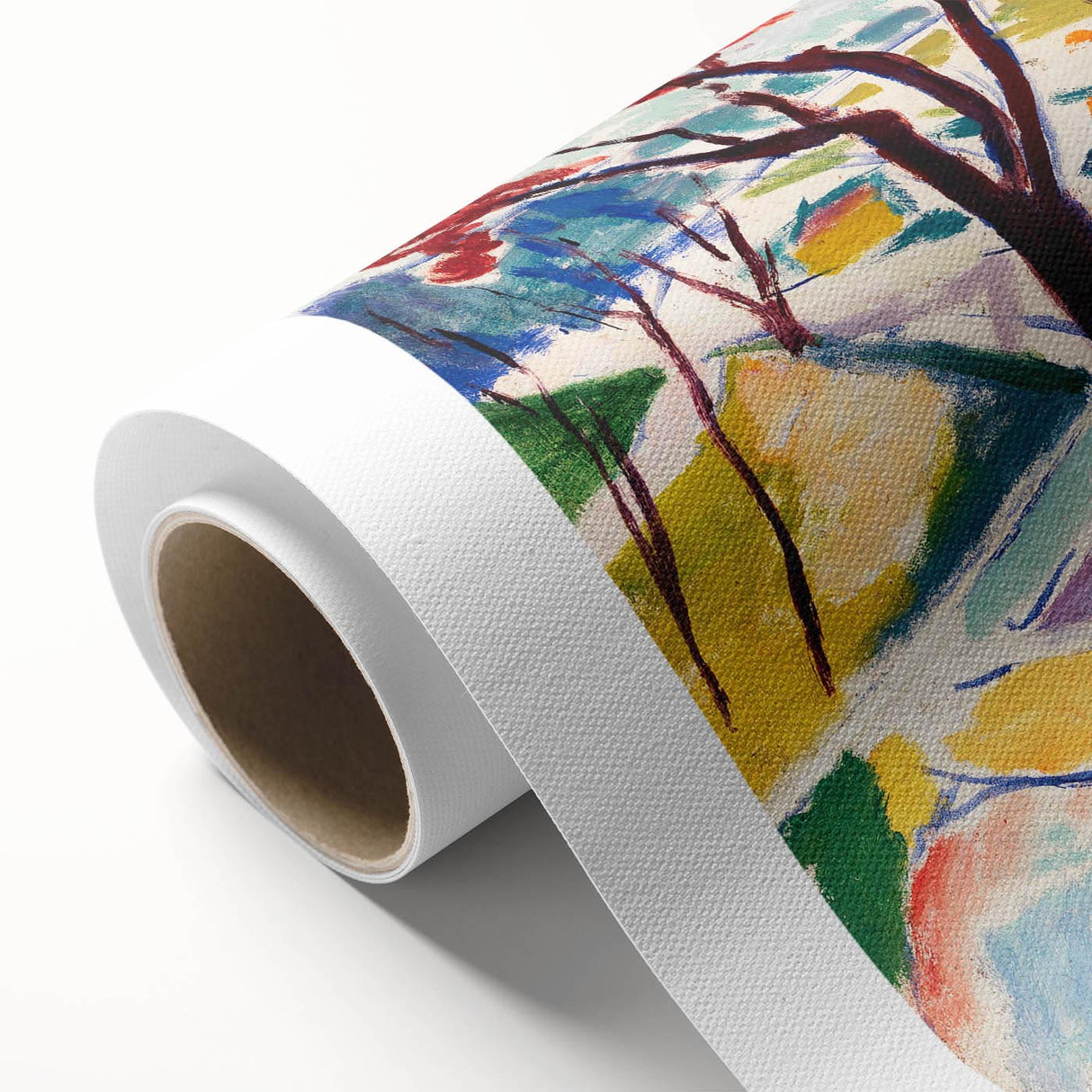 Vibrant Abstract Modern Landscape Wall Art for Contemporary Decor