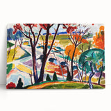 Vibrant Abstract Modern Landscape Wall Art for Contemporary Decor