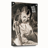 Modern Monochrome Sketch - Paul Klee-Inspired Abstract Wall Art