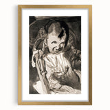 Modern Monochrome Sketch - Paul Klee-Inspired Abstract Wall Art