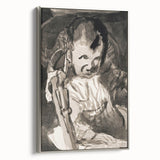 Modern Monochrome Sketch - Paul Klee-Inspired Abstract Wall Art