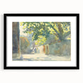 Romanticism Art - Sunlit Wall Under a Tree by John Singer Sargent