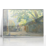 Romanticism Art - Sunlit Wall Under a Tree by John Singer Sargent