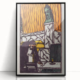 Expressionist Art - Bold Café Scene with Vibrant Colors
