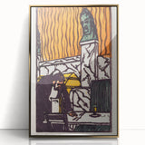 Expressionist Art - Bold Café Scene with Vibrant Colors
