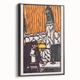 Expressionist Art - Bold Café Scene with Vibrant Colors