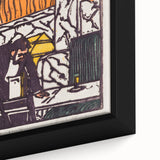 Expressionist Art - Bold Café Scene with Vibrant Colors