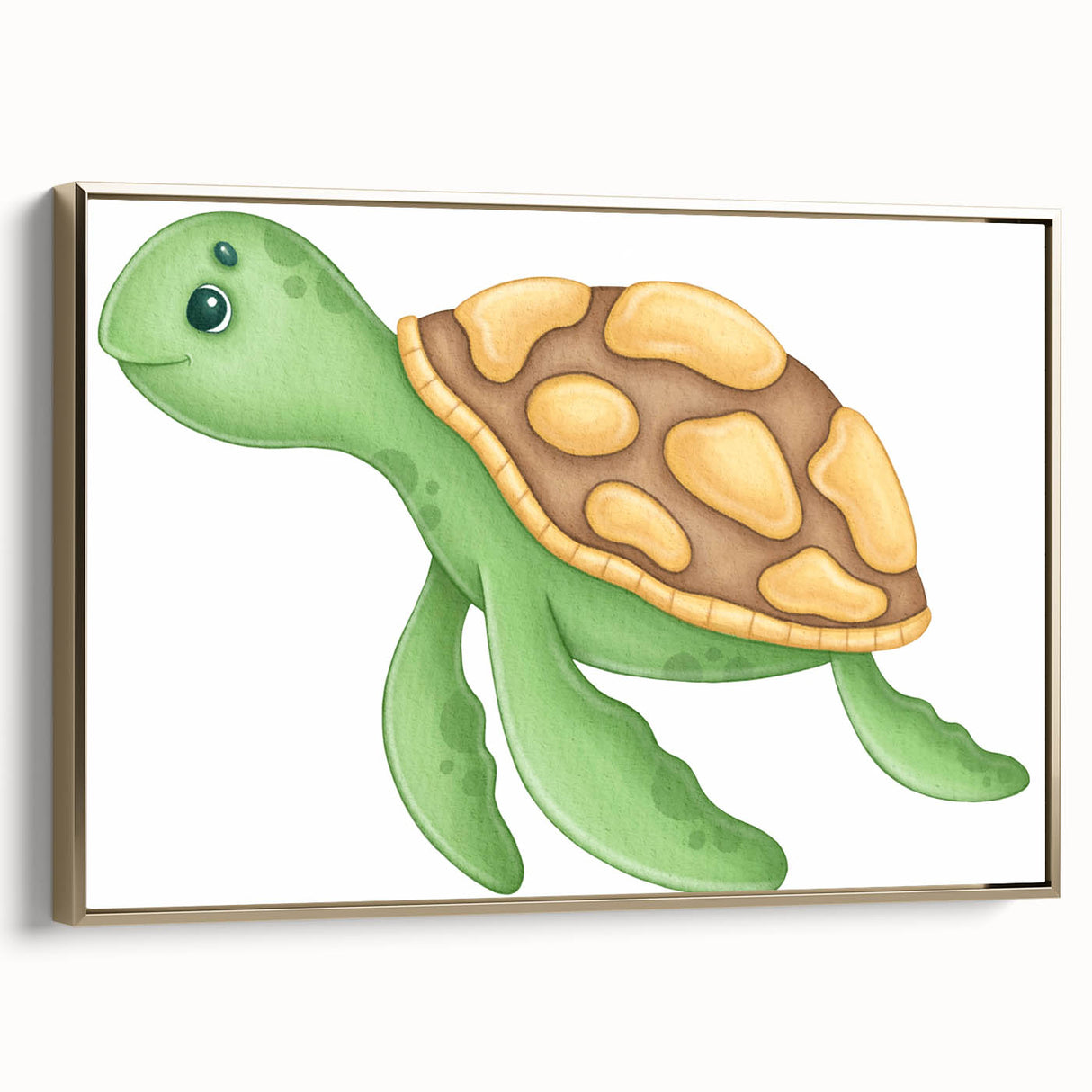 Adorable Turtle Boys Room Wall Art - Kids Wall Art Prints & Decor
