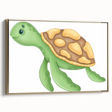 Adorable Turtle Boys Room Wall Art - Kids Wall Art Prints & Decor