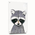 Cute Raccoon Nursery Wall Art – Baby Room & Kids Woodland Decor