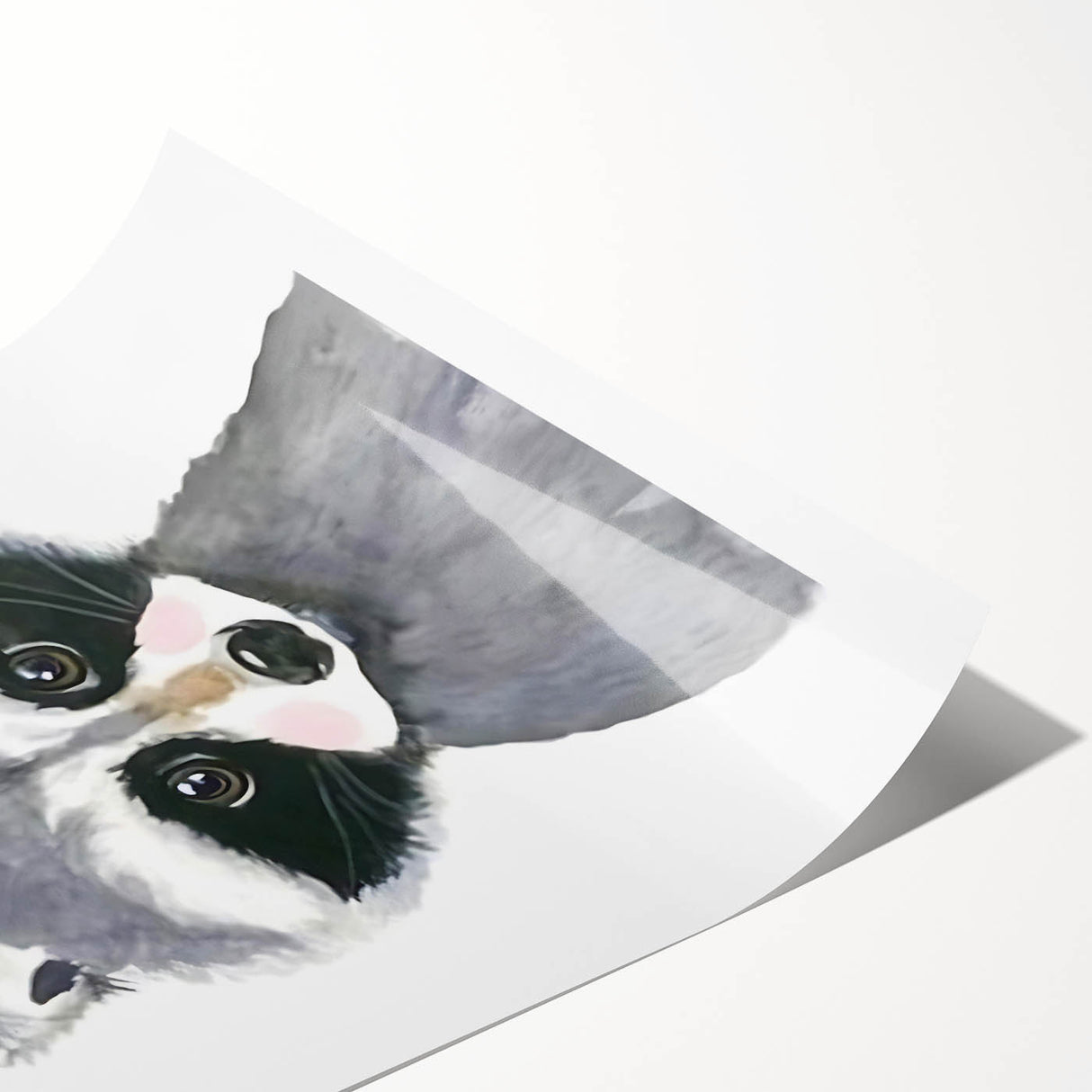 Cute Raccoon Nursery Wall Art – Baby Room & Kids Woodland Decor