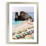 Textured abstract art print in silver frame, featuring swirling gray patterns, ideal for bedroom decor.