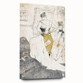 Elegant Sketch Art - Toulouse-Lautrec’s Corset Scene Wall Art