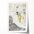Elegant Sketch Art - Toulouse-Lautrec’s Corset Scene Wall Art