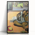 Paul Gauguin’s Brooding Woman - Modern Figurative Wall Art Print