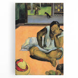 Paul Gauguin’s Brooding Woman - Modern Figurative Wall Art Print
