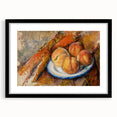 Modern Wall Art: Still Life of Peaches on Plate with Warm Tones