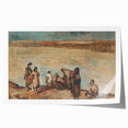 Expressionist Art - Serene River Scene with Human Figures