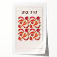 Rolled canvas print of assorted fruits in vibrant colors, suitable for art wall dining room or kitchen.