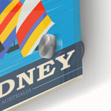 Retro Sydney Australia Travel Poster - Vintage Wall Art