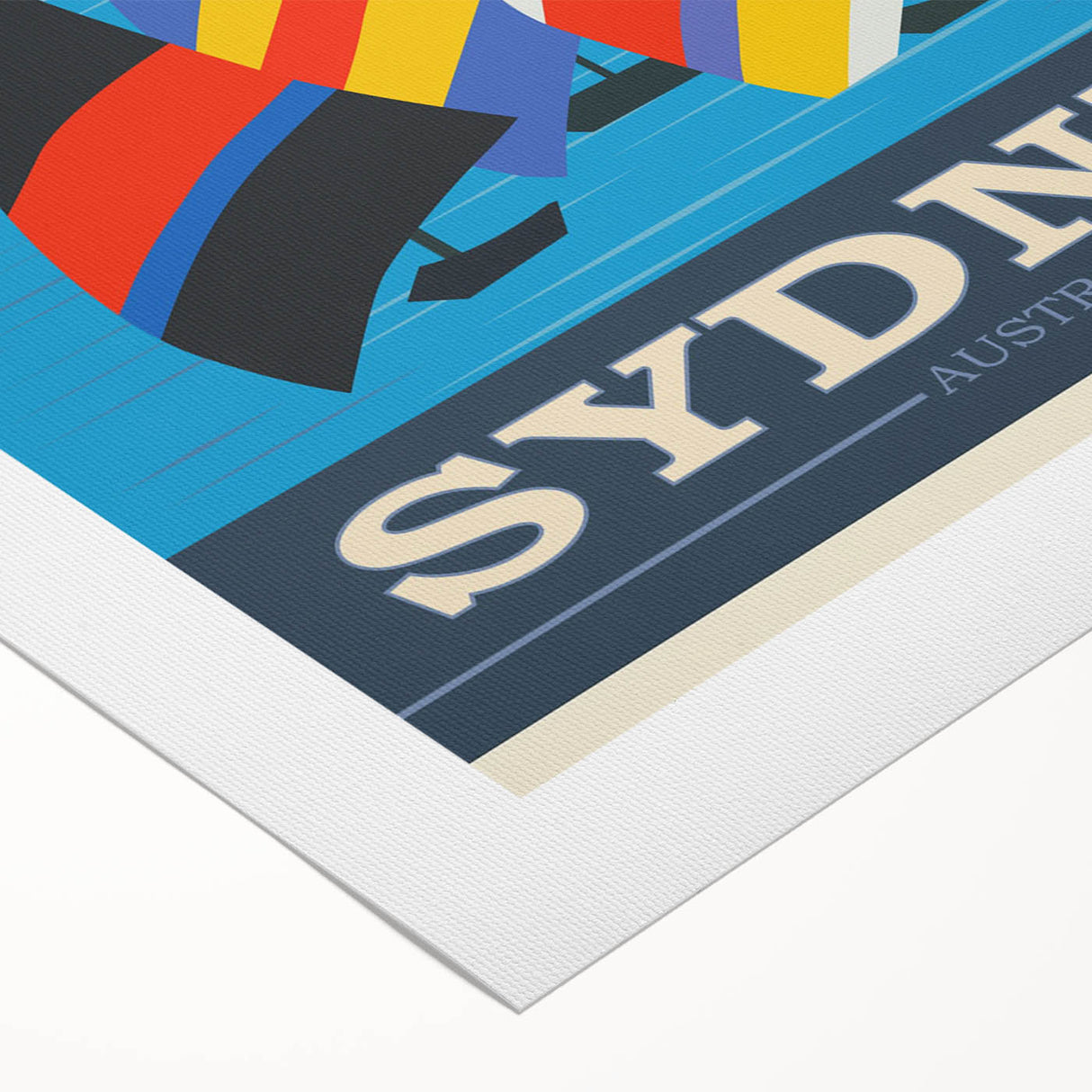 Retro Sydney Australia Travel Poster - Vintage Wall Art