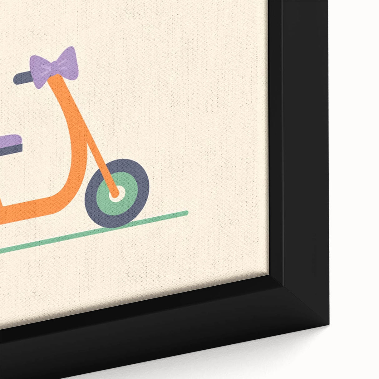 Minimalist Scooter Boys Room Wall Art - Kids Wall Art Prints