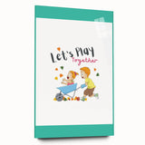 Educational Nursery Wall Decor - Playful Friendship Art