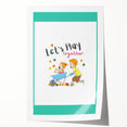 Educational Nursery Wall Decor - Playful Friendship Art