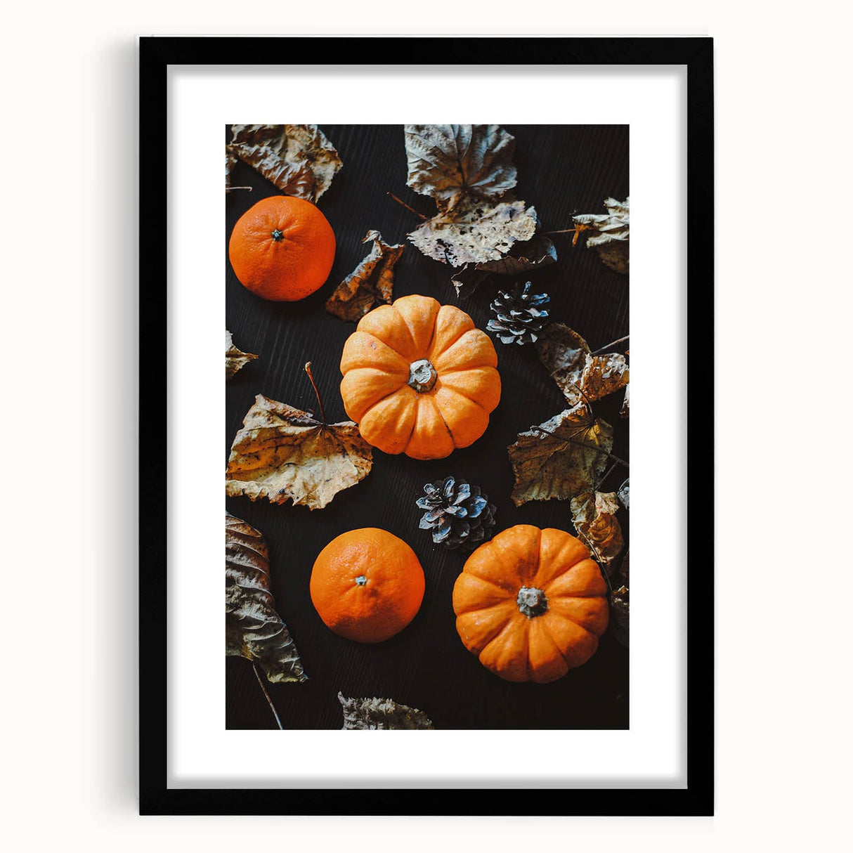 Abstract art print featuring textured fall colors on a large canvas, ideal for living room decor.