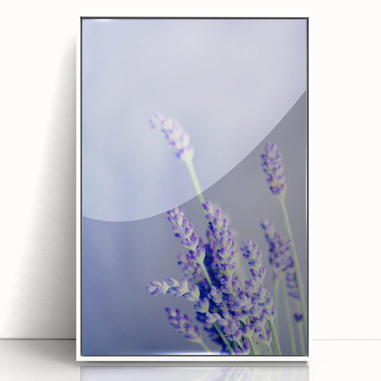 Art deco poster of spring season with pastel shades on a framed acrylic, ideal for nursery wall art.