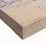 Modern Wall Art: Abstract Nautical Scene of Marseille Harbor