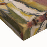 Modern Wall Art: Vibrant Landscape with Figures and Horse Carriage