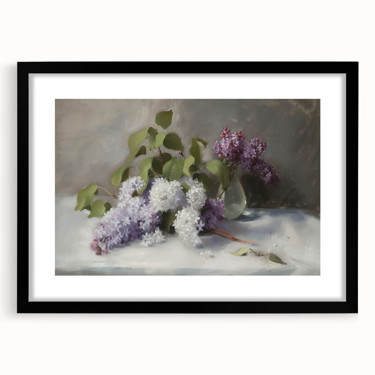 Modern Canvas & Framed Prints - Elegant Floral Living Room Wall Art
