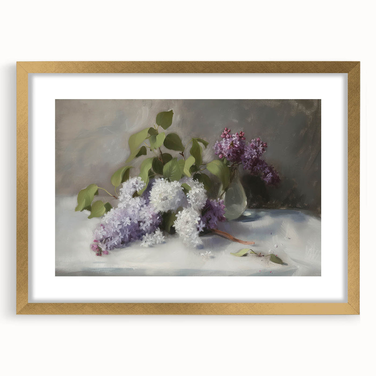 Modern Canvas & Framed Prints - Elegant Floral Living Room Wall Art