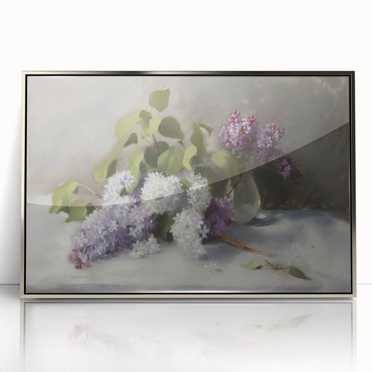 Modern Canvas & Framed Prints - Elegant Floral Living Room Wall Art