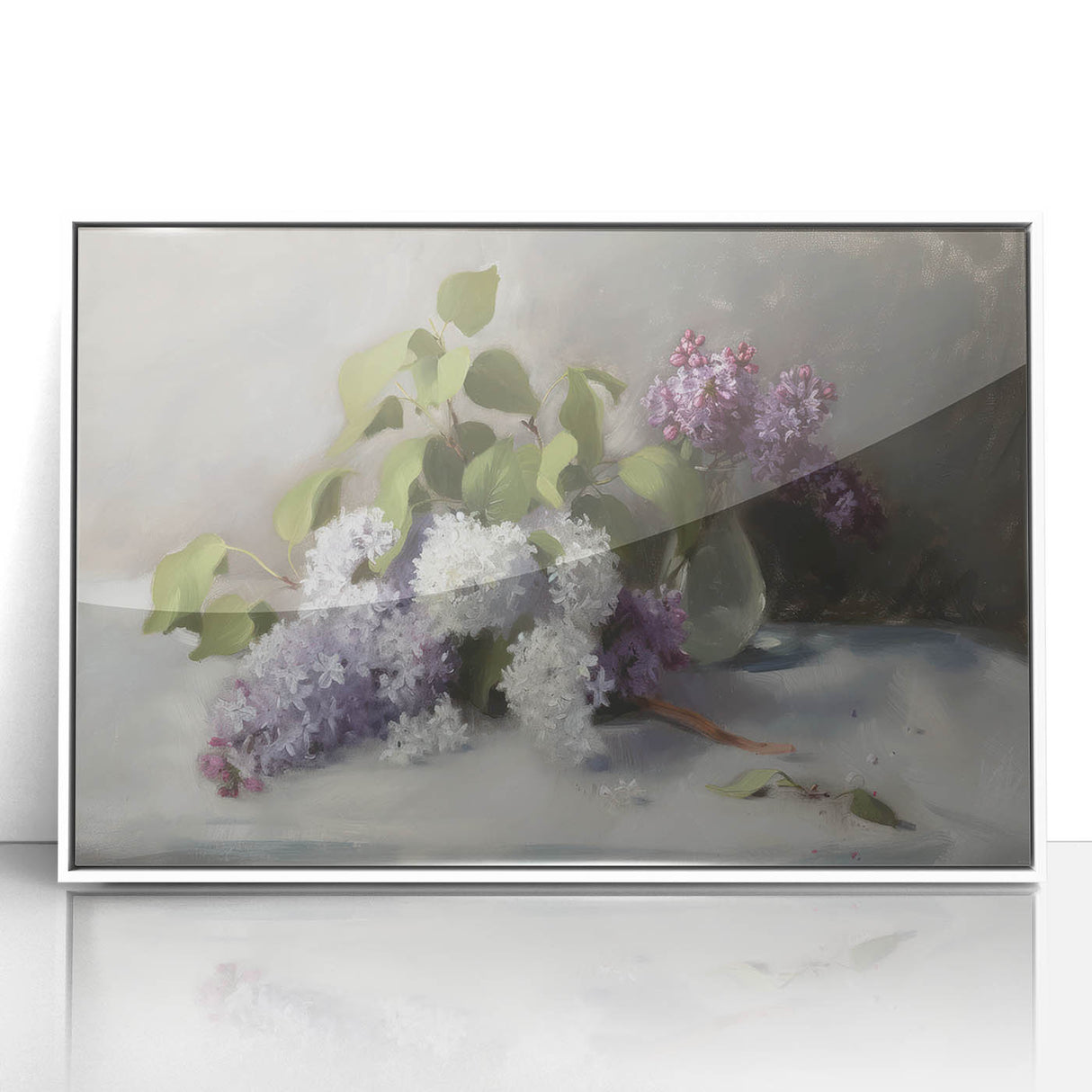 Modern Canvas & Framed Prints - Elegant Floral Living Room Wall Art