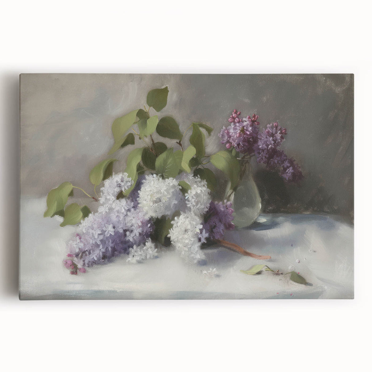 Modern Canvas & Framed Prints - Elegant Floral Living Room Wall Art
