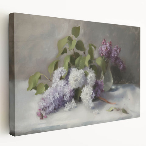 Modern Canvas & Framed Prints - Elegant Floral Living Room Wall Art